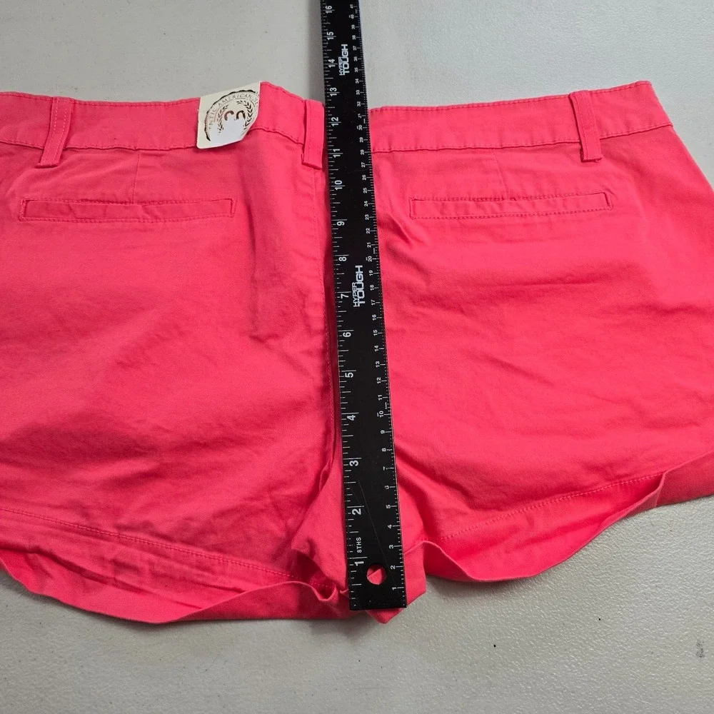 So Jean Shorts Juniors 17 Dark Pink Chino Style Cuffed NWT